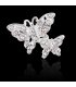 SB079 - Diamond butterfly brooch